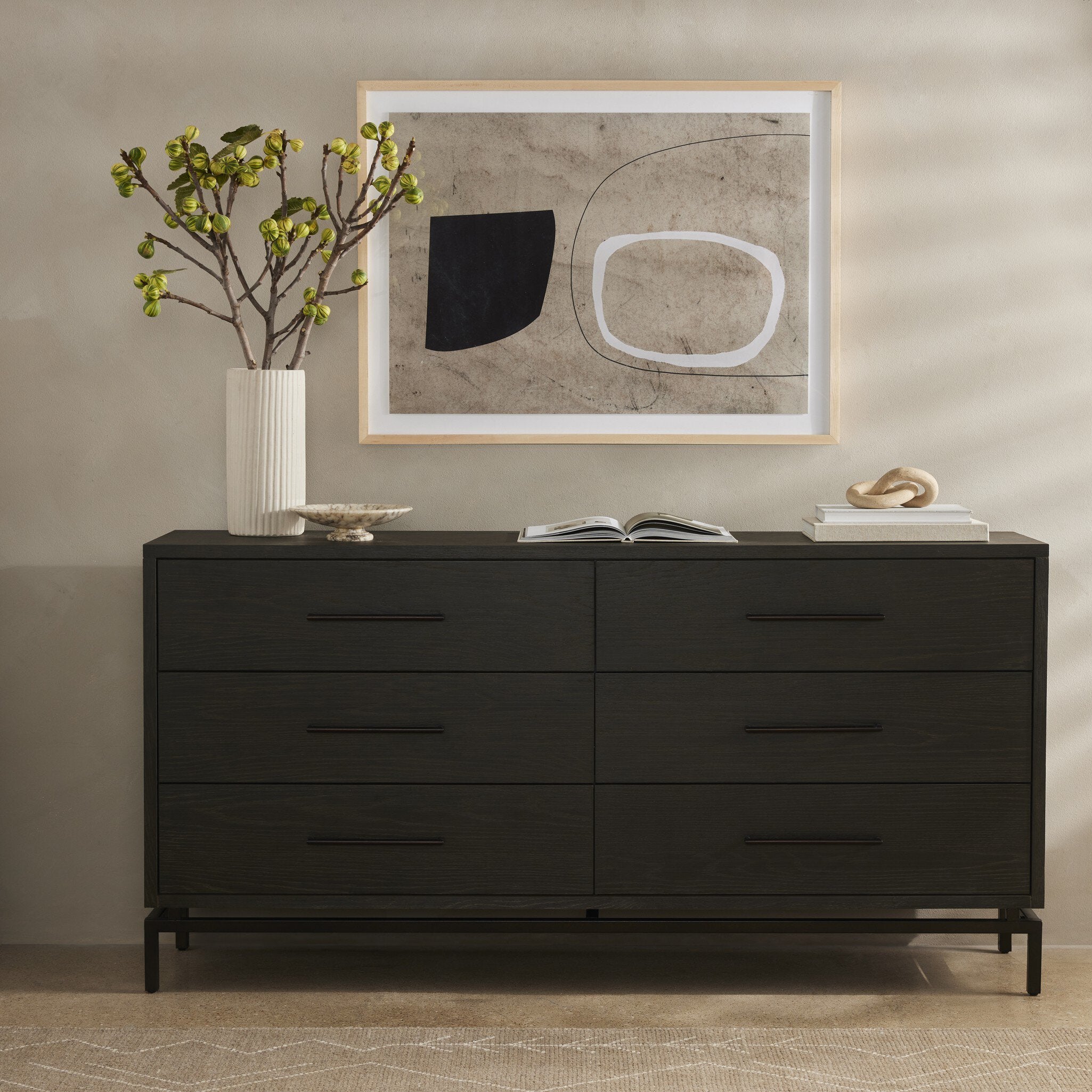 Greta 6 Drawer Dresser - Autumn Grey