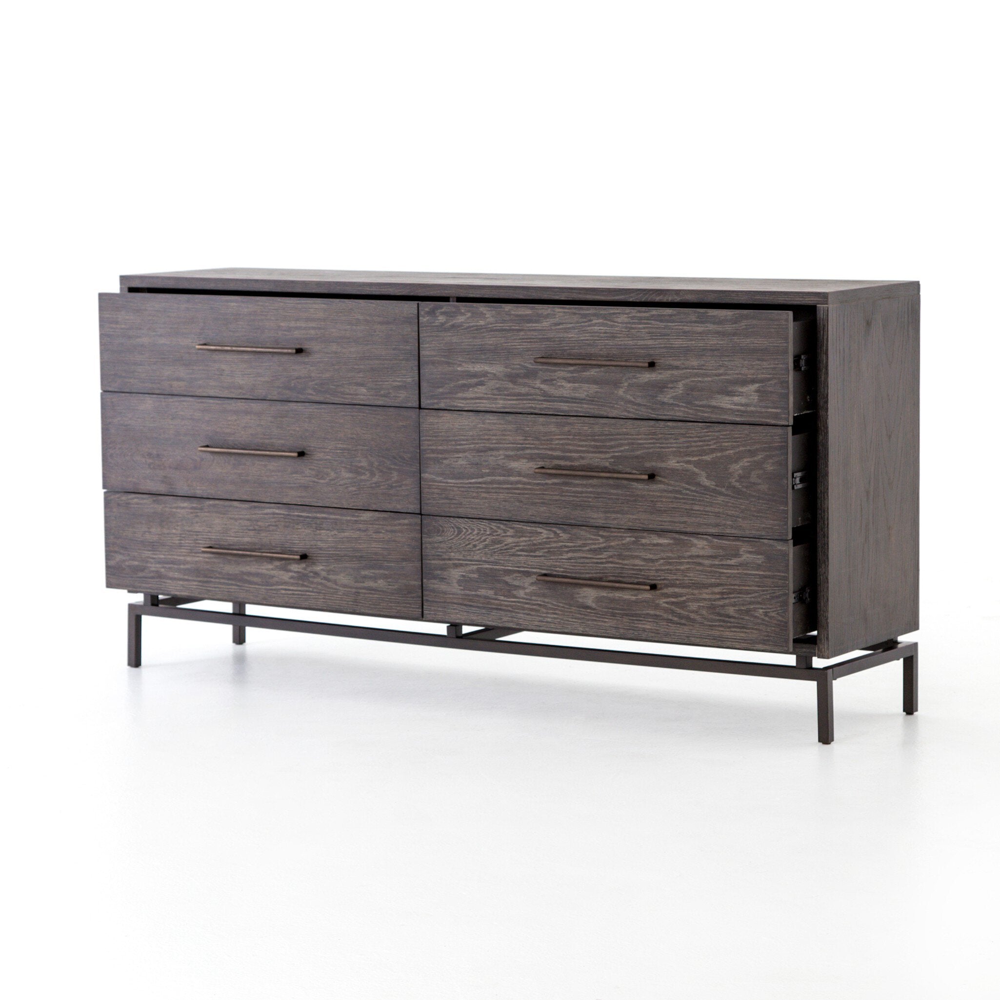 Greta 6 Drawer Dresser - Autumn Grey