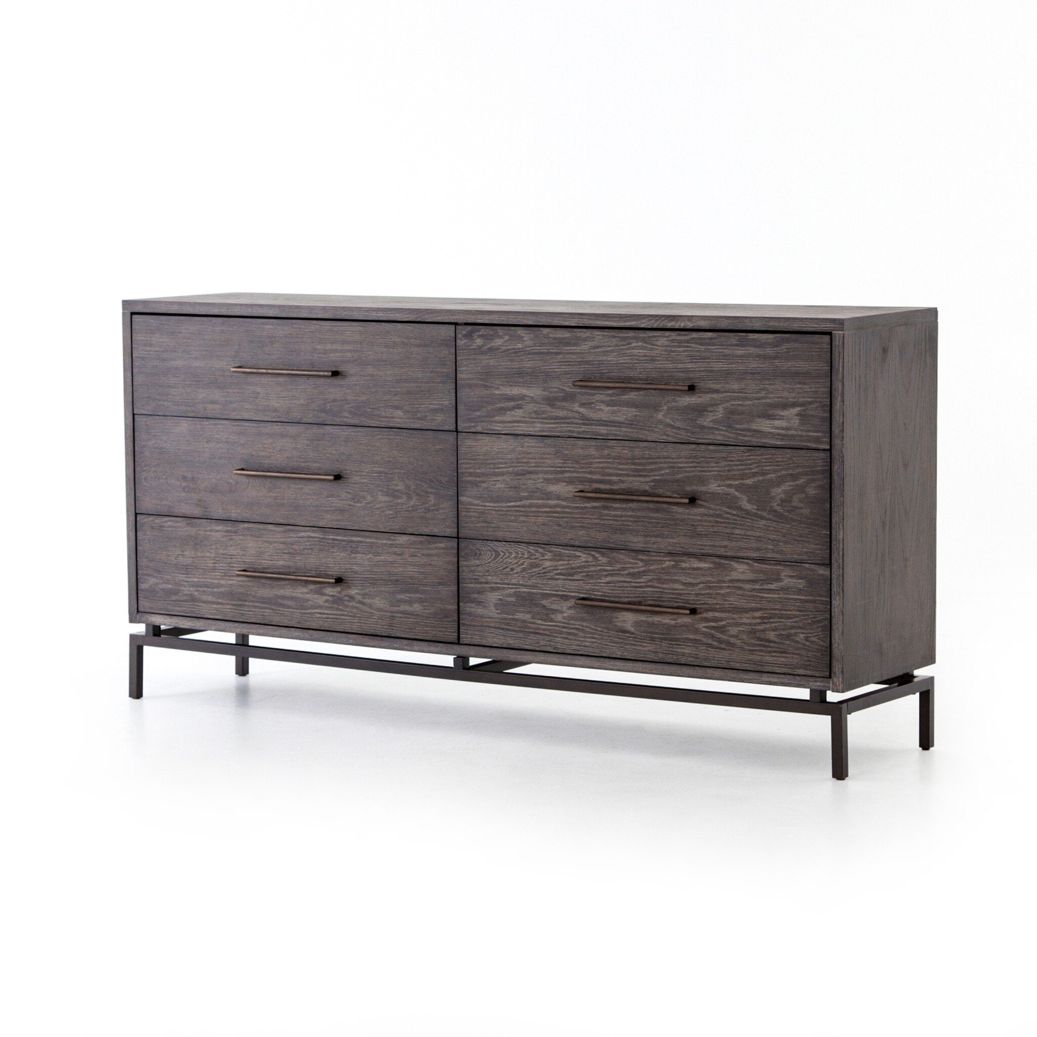 Greta 6 Drawer Dresser - Autumn Grey