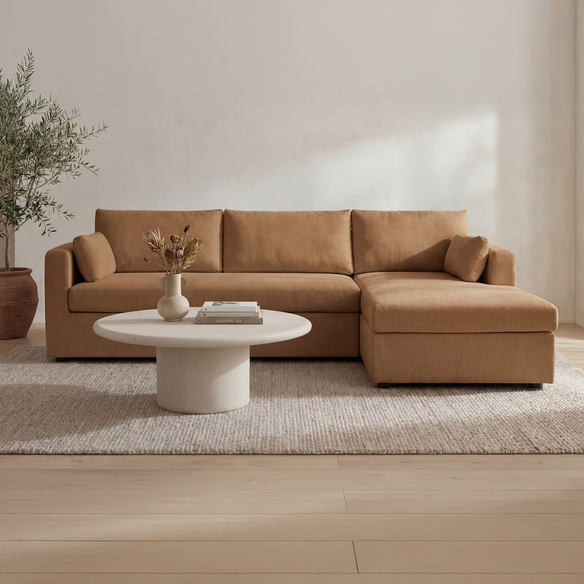 Burrow Sleeper Sectional With Storage Chaise Right