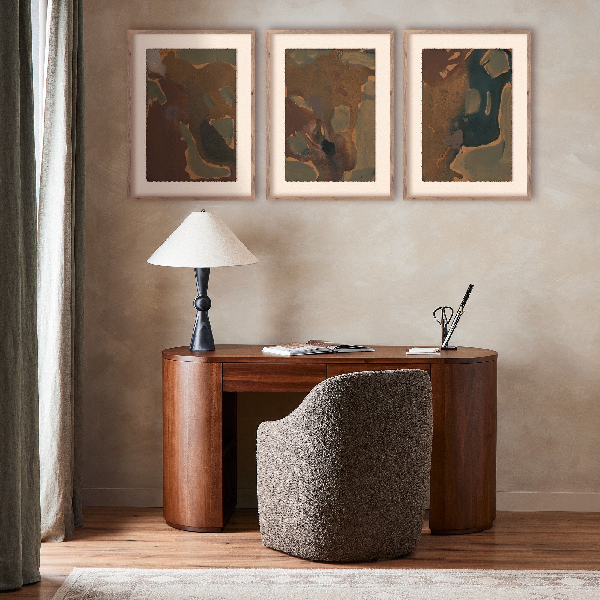 Worn Triptych by Brooke Noel Morgan