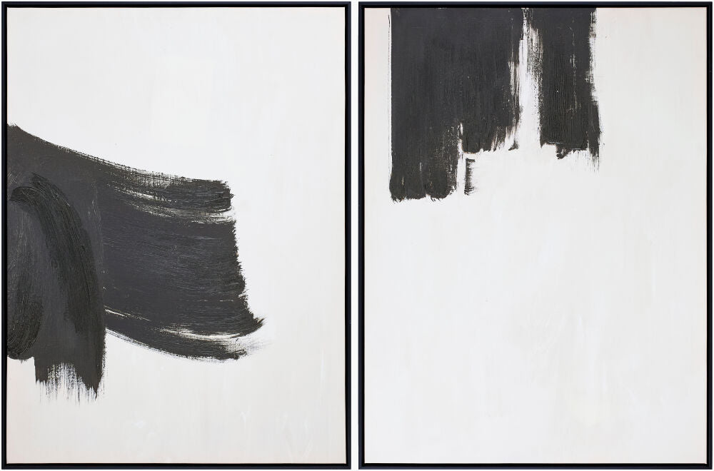 Brush Strokes Framed Art