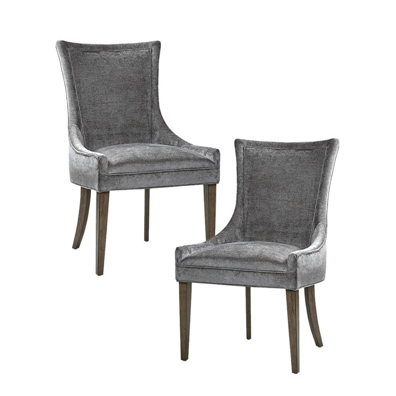 Ultra Ultra Upholstered Dining Side Chairs with wood legs (Set of 2)