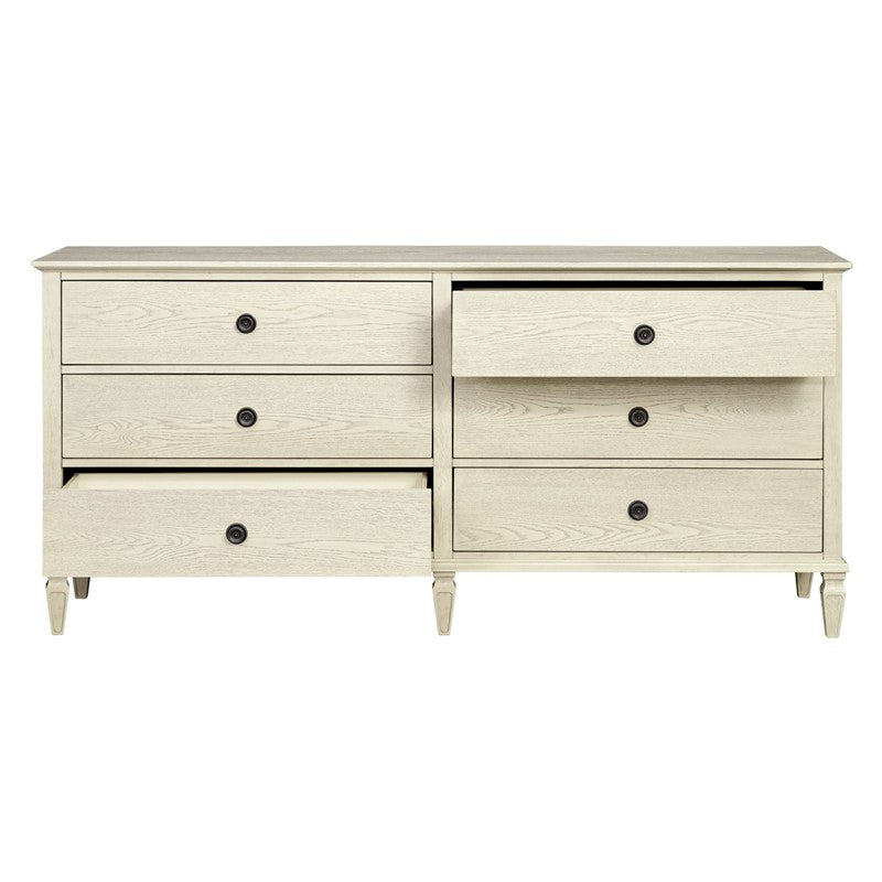 Victoria 6-drawer wood dresser