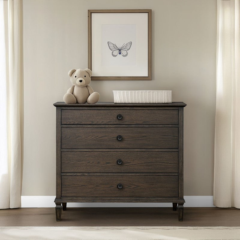 Victoria 4-drawer wood dresser