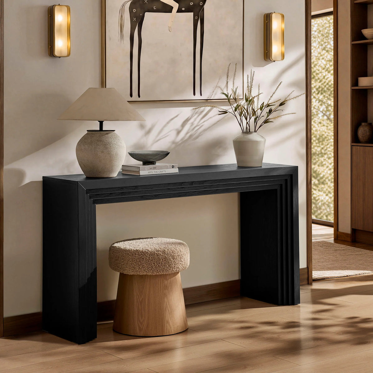 Olney Fluted Console Table