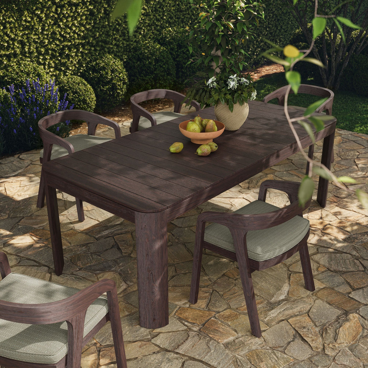 Kona Outdoor Teak Wood Dining Table