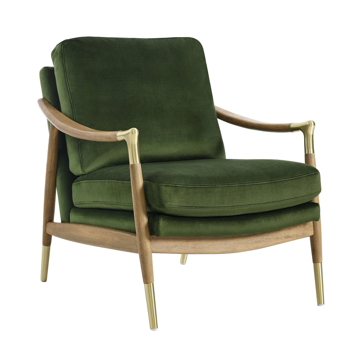 Langford Performance Velvet Accent Armchair