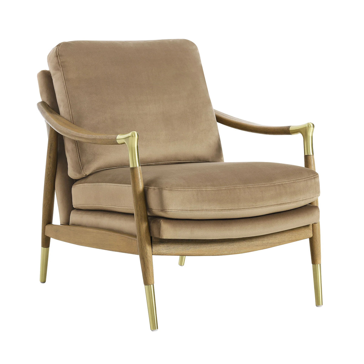 Langford Performance Velvet Accent Armchair