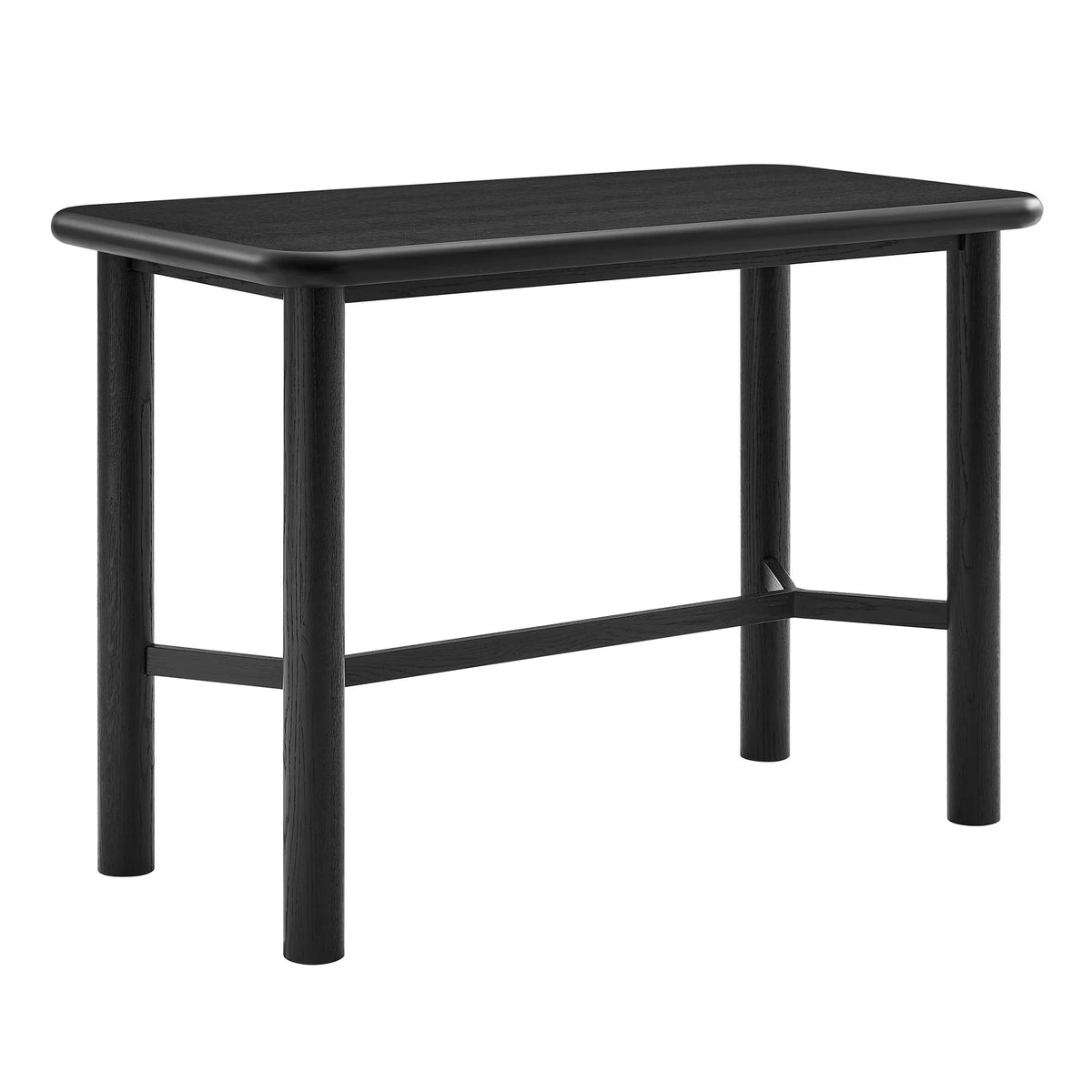 Alvia Oak Wood Bar Table