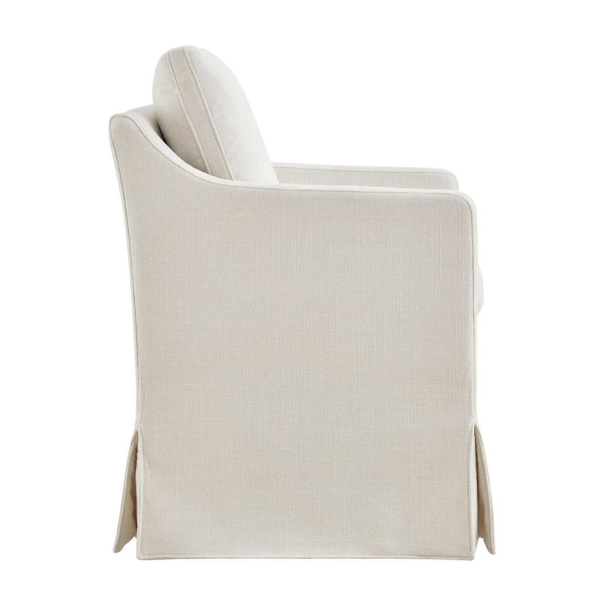 Serene Slipcovered Dining Armchair