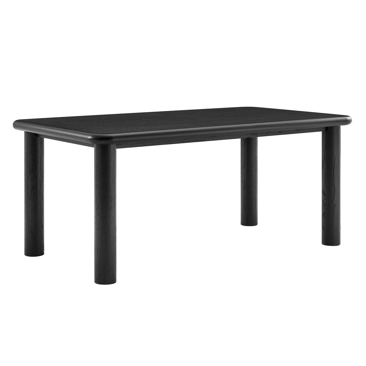 Alvia Rectangular Oak Wood Dining Table