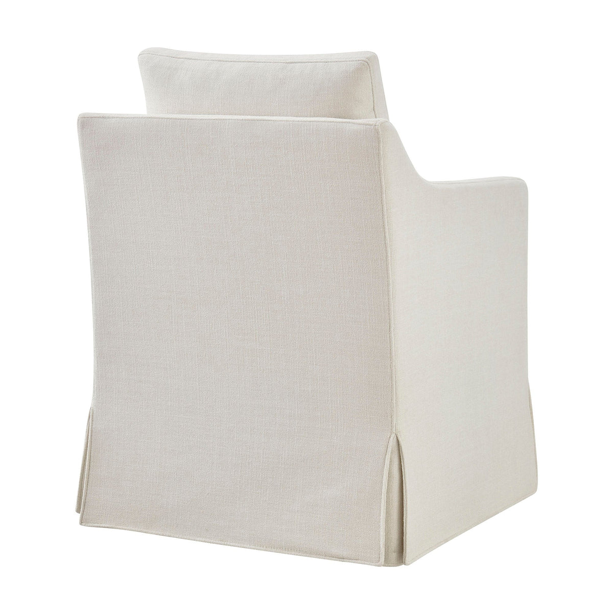 Serene Slipcovered Dining Armchair
