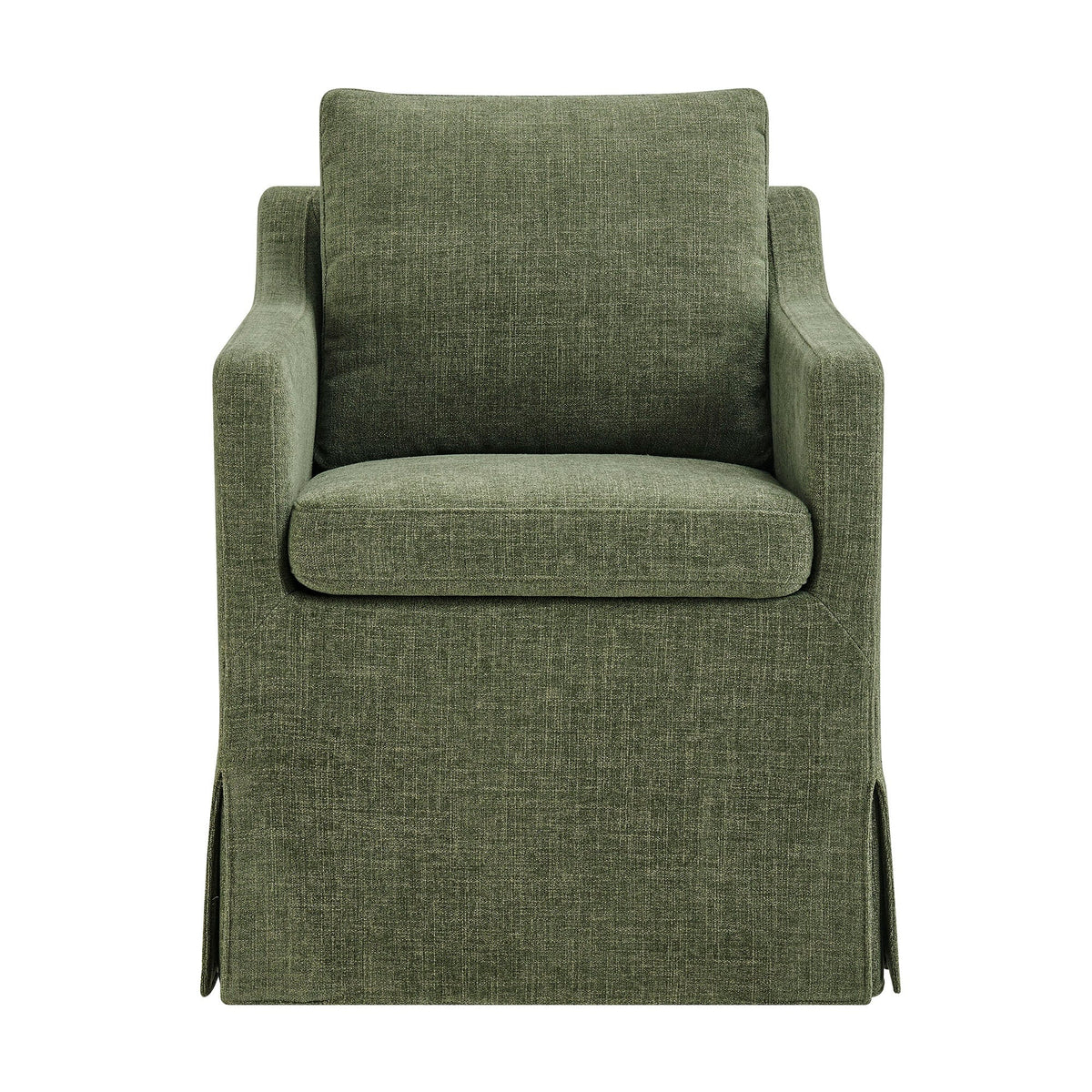 Serene Slipcovered Dining Armchair