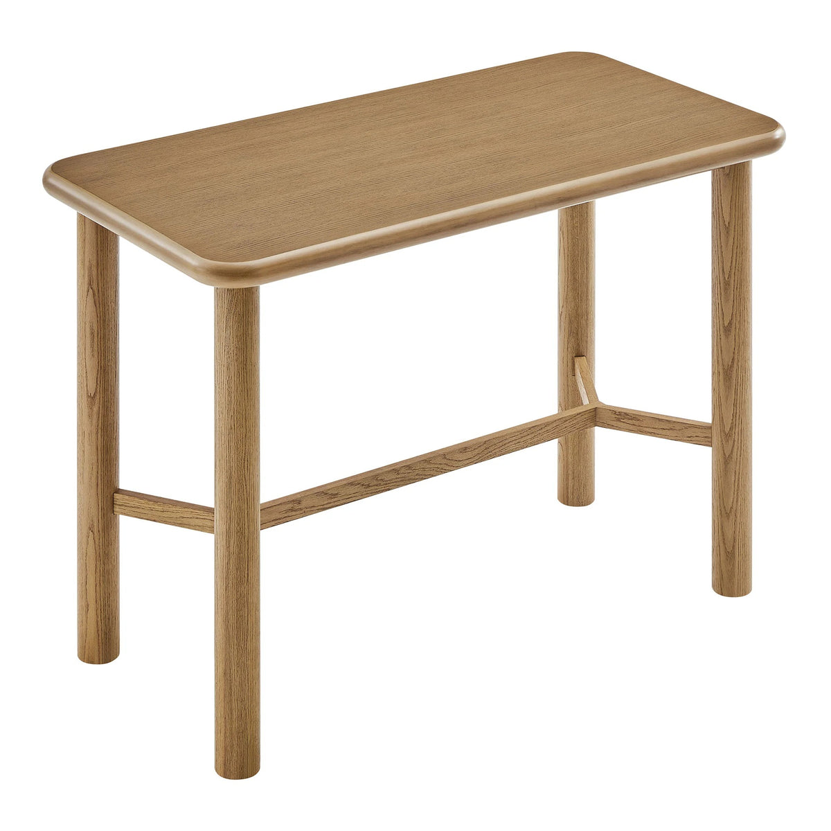 Alvia Oak Wood Bar Table