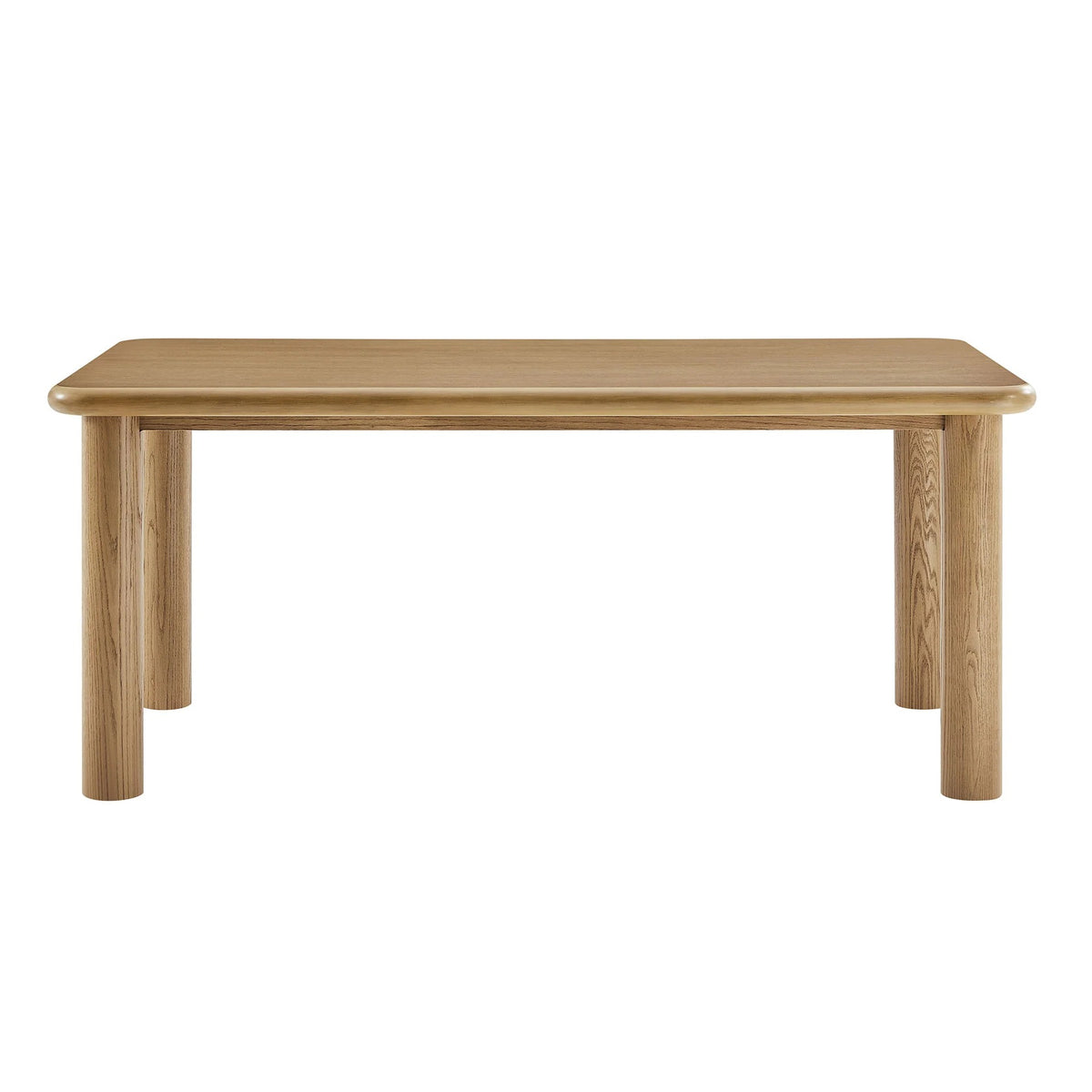 Alvia Rectangular Oak Wood Dining Table