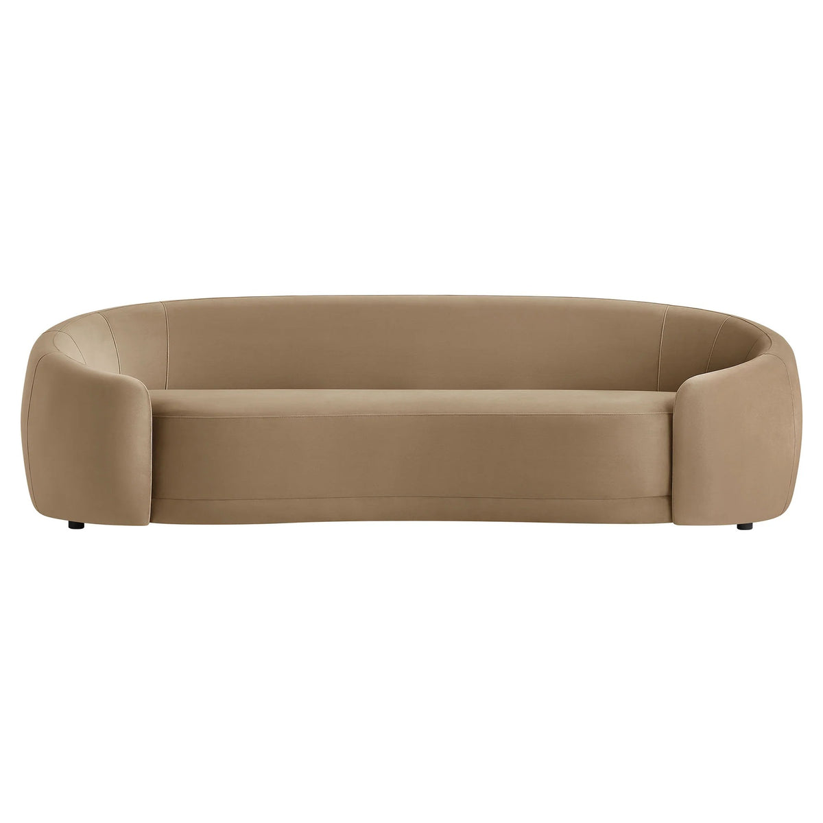 Contessa Curved Performance Velvet Sofa