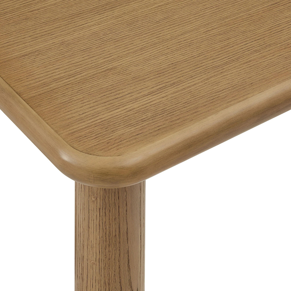 Alvia Rectangular Oak Wood Dining Table