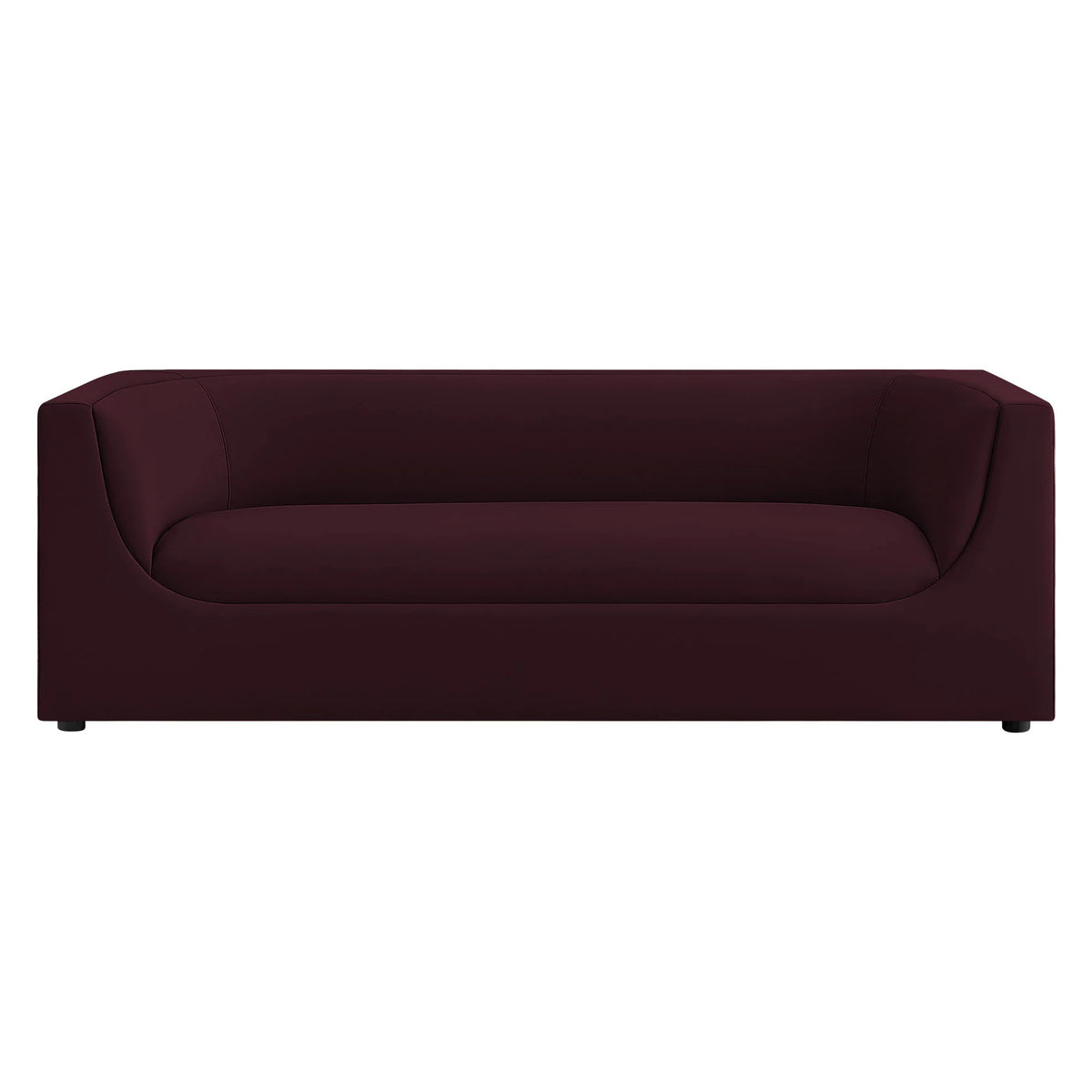 Hilda Curved Back Performance Velvet Sofa