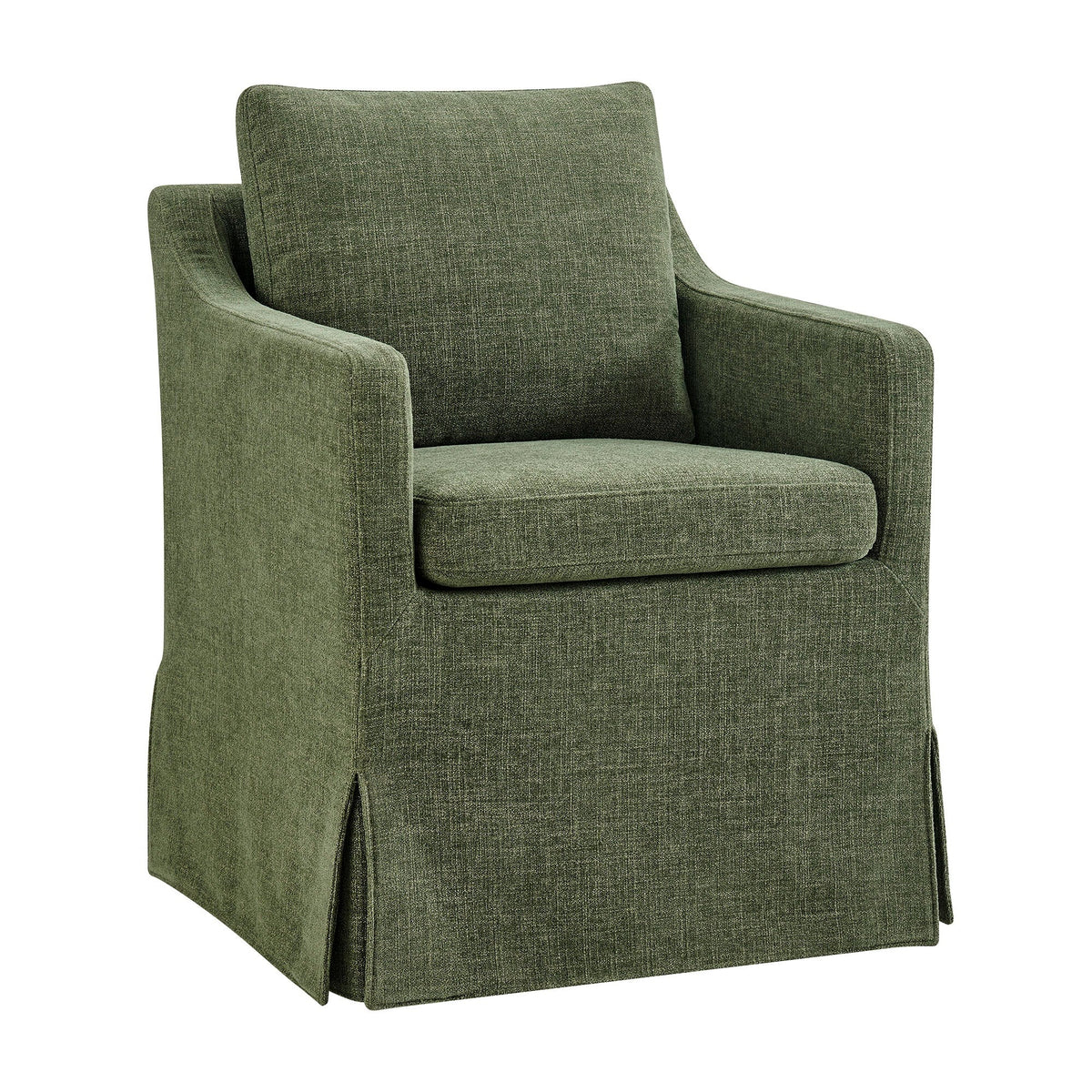 Serene Slipcovered Dining Armchair