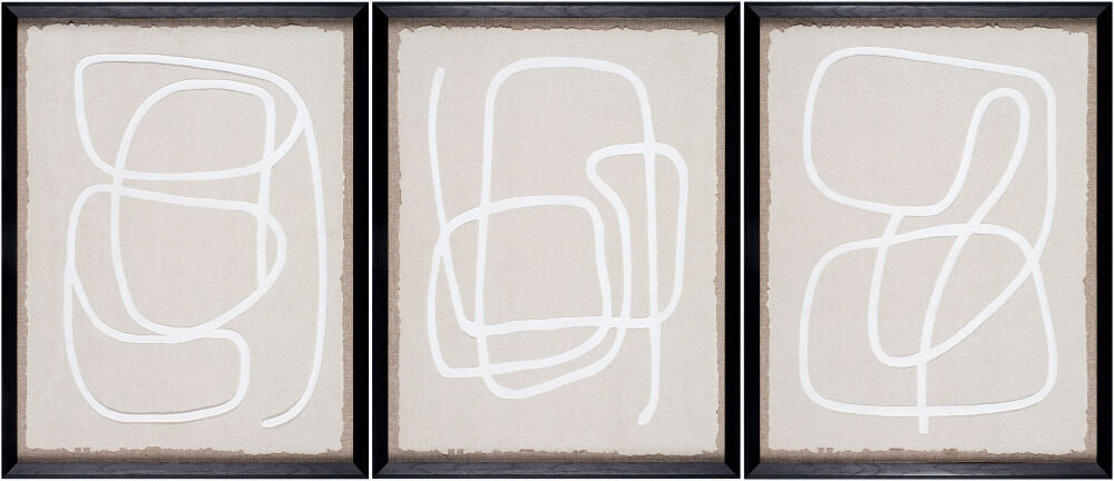 Lines Framed Art