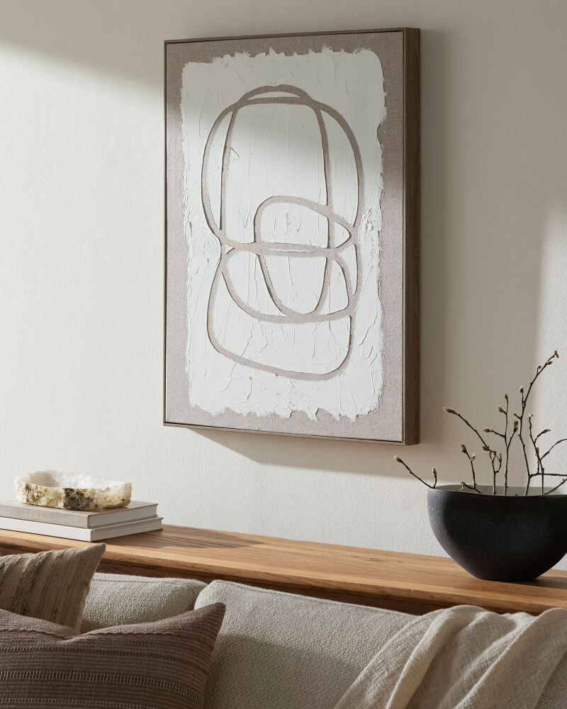 Lines Framed Art